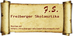 Freiberger Skolasztika névjegykártya